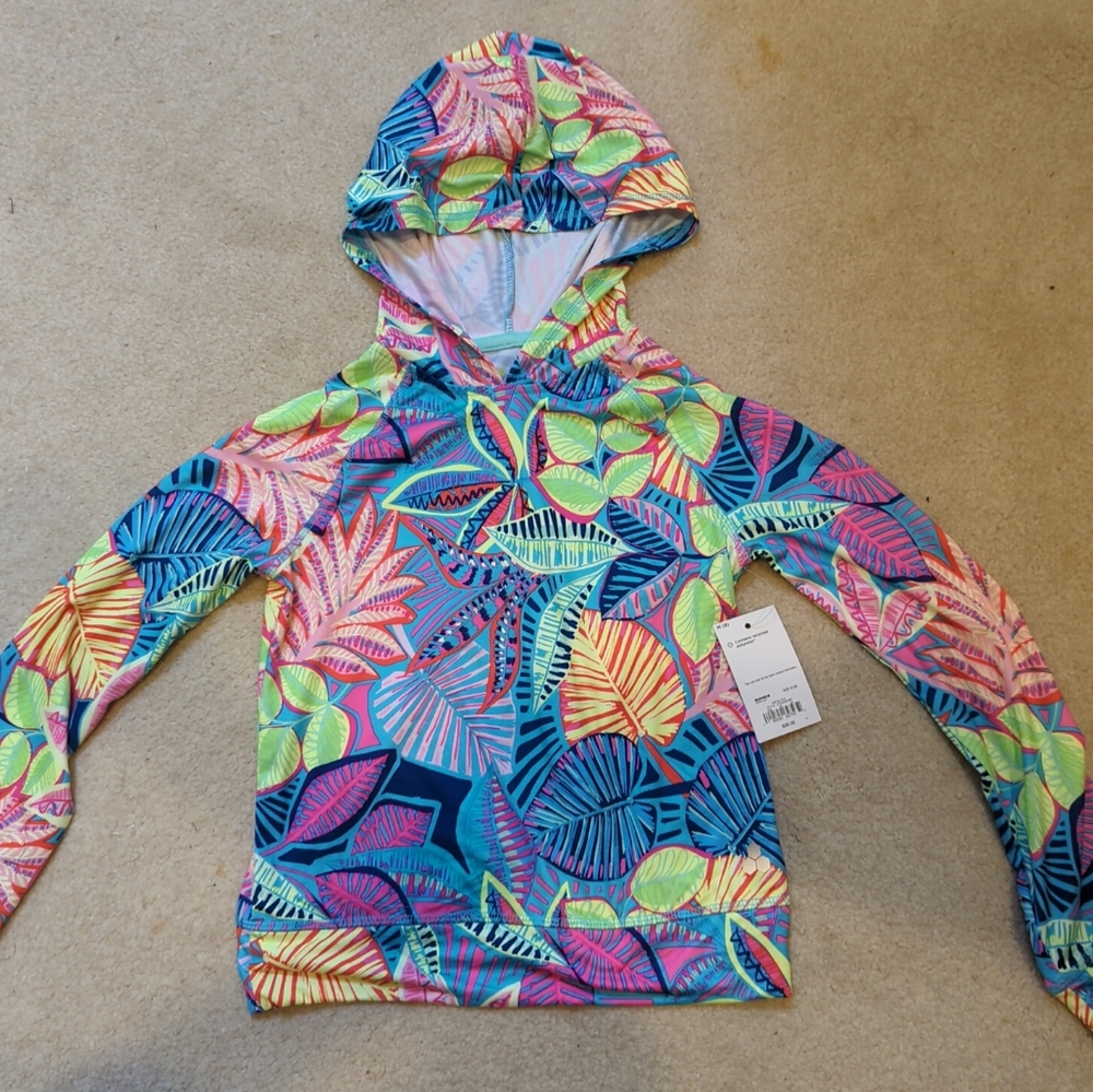 Girls swim shirt size 8